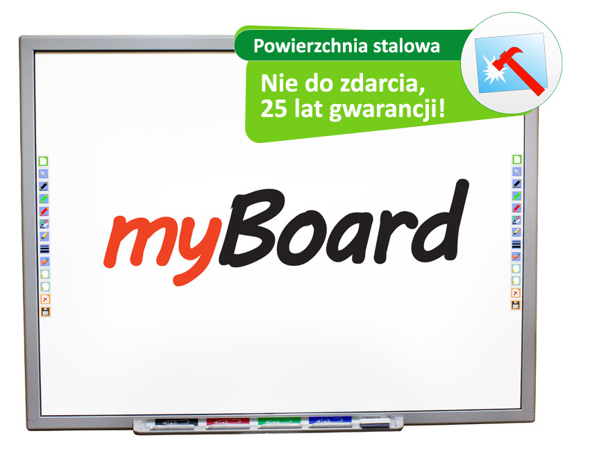 Tablice myBoard z niezawodną, stalową, matową powierzchnią lakierowaną!